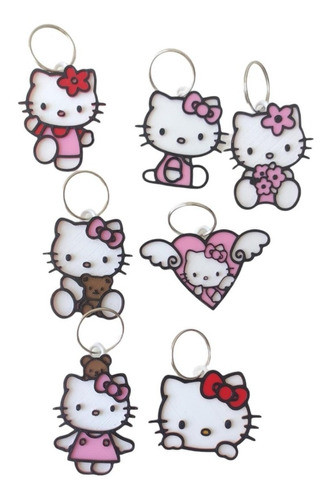 25 Souvenirs Hello Kitty Llavero, Iman, Pin. 0