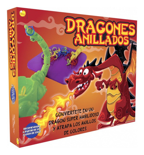 Juego De Mesa Infantil Dragones Anillados Destreza Aros 0