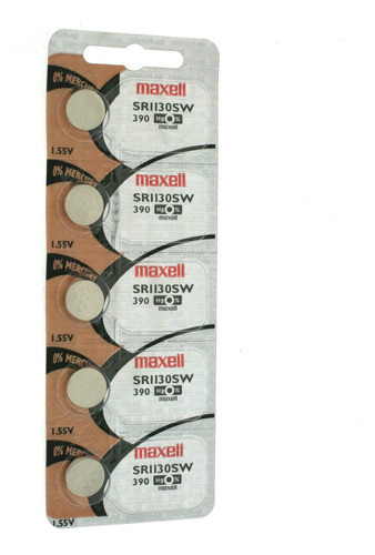 Pilas Maxell 390 Sr1130sw X5 Unidades 0