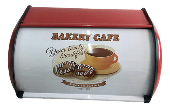 Caixa De Pão Roll Top Caixa De Pão De Metal Multiuso Para Co 0