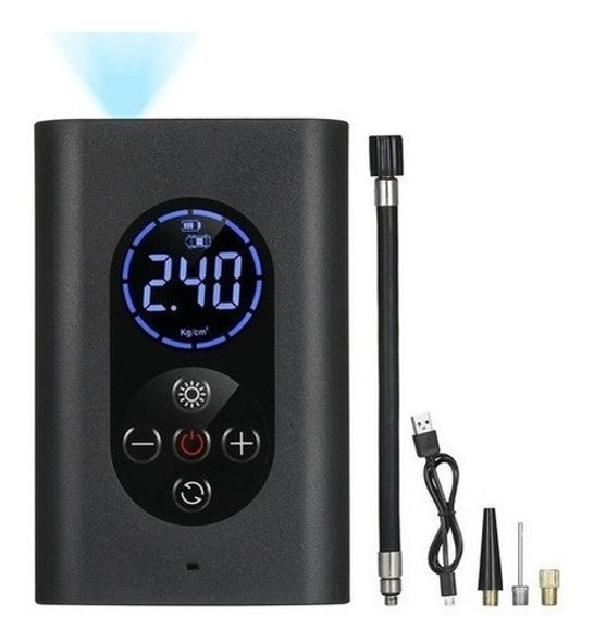 Compressor Calibrador Ar Portátil 12v Digital Ei Pneu 150psi 0