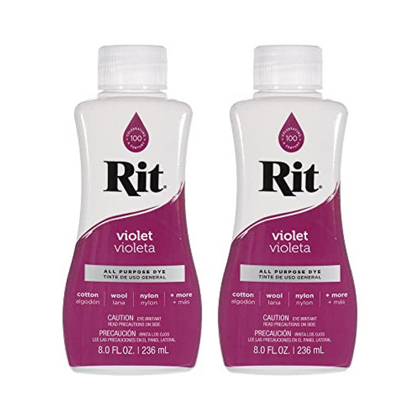 Colorante Para Tela Rit All Purpose 236ml X2u Violeta 0
