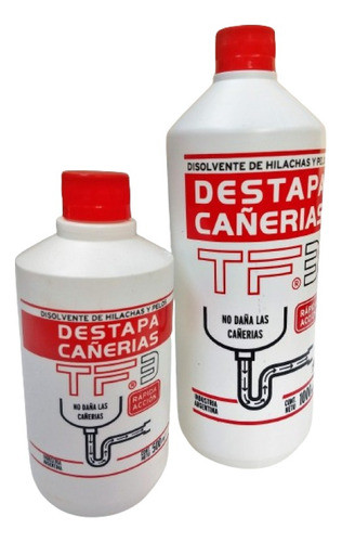 Destapa Cañerías 1/2 Lt  Tf3 0