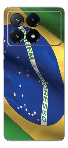 Capa Adesivo Skin628 Verso Para Xiaomi Poco X6 Pro (2024) 0