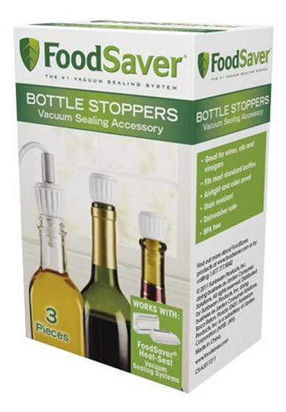 Tapones Para Botellas Foodsaver, Paquete De 3 0 Tapones Para Botellas Foodsaver, Paquete De 3 0