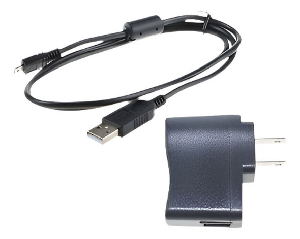 Cable De Alimentación Ac/dc Adaptador Cámara Batería Cargado 0