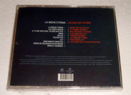 Love Of Lesbian La Noche Eterna Losdias No Vividos Cd Kktus 1