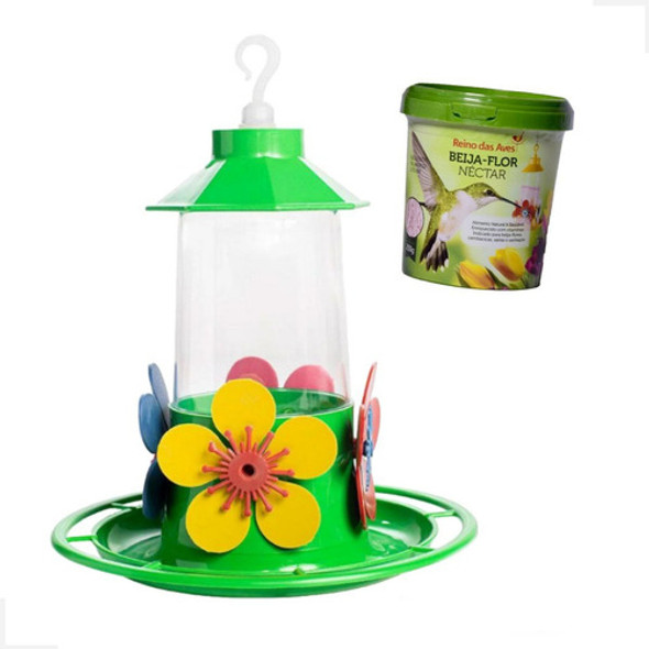 Bebedouro Tratador De Beija Flores Colibri 250ml Mais Néctar 0