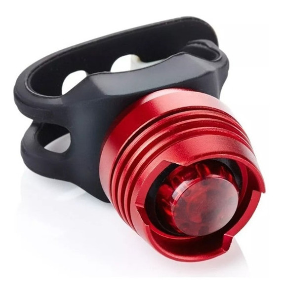 Luz Led Trasera Ruby De Silicona Con Pilas Incluídas 0