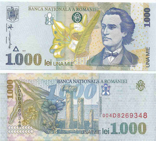 Billete Rumania De 1.000 Lei De 1998  S/c  ¡aprovecha! 0