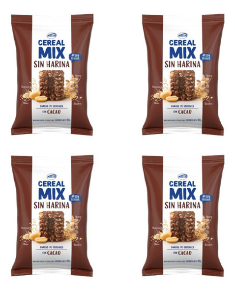 Snacks Galletitas Con Cacao Sin Harina Cereal Mix X 4 U. 0