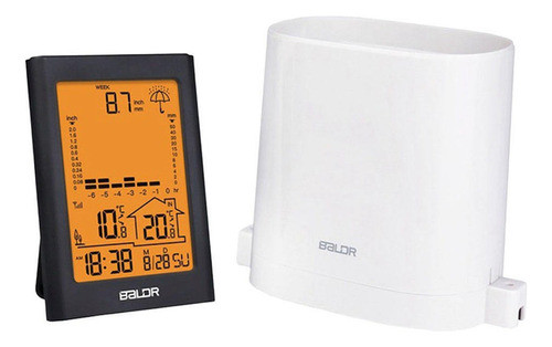 Em Tempo Real Rainfall Registro Chuva Medida Backlight Preto 0