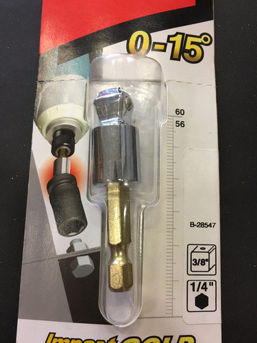 Adaptador Para Atornillador Enc Hex 1/4 A Enc 3/8 Makita 1