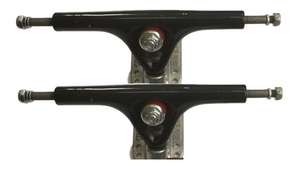 Truck Paris V1 180mm 50 Graus Preto Prata - Longboard Skate 0