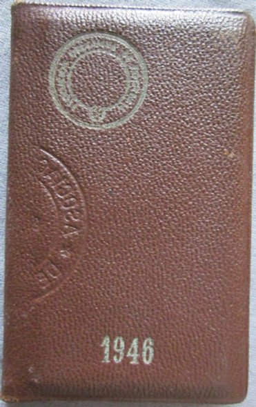 Antiguo Carnet Asociacion De Futbol Uruguayo Auf 1946 0