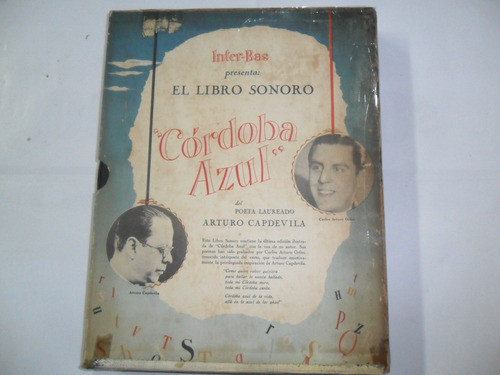 Cordoba Azul Arturo Capdevila Disco Kraft Numerado C A Orfeo 1
