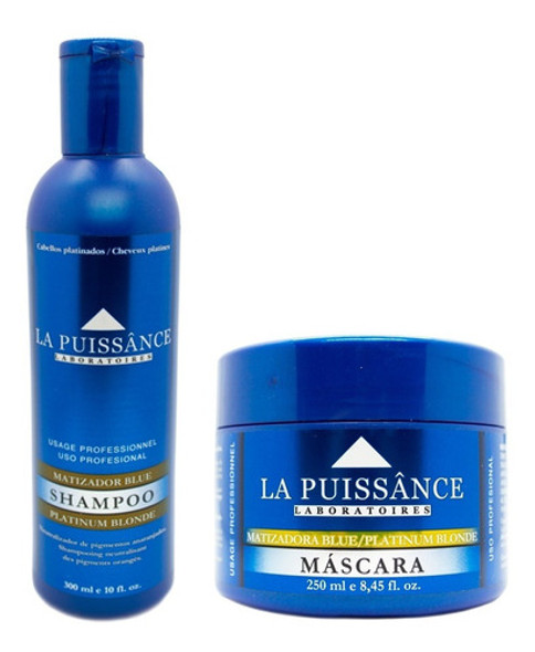 La Puissance Kit Blue Shampoo + Máscara Matizador Rubios 0 La Puissance Kit Blue Shampoo + Máscara Matizador Rubios 0