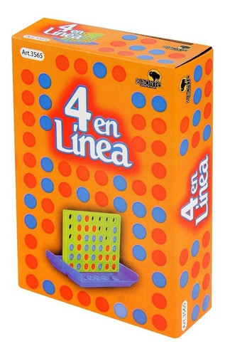 4 En Linea Juego De Mesa C/ Fichas De Viaje  Envios 0