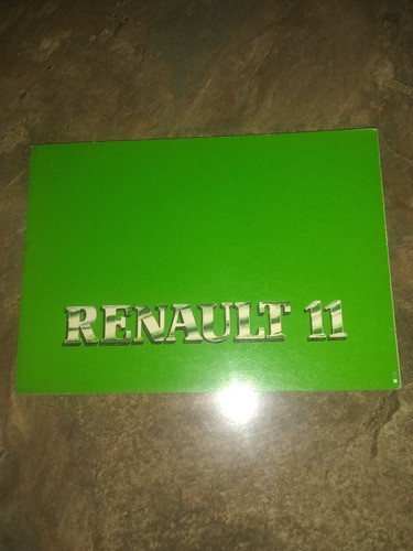 Manual Del Dueño Renault 11 Original 0