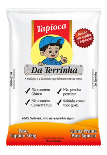 Goma De Mandioca Da Terrinha 500gr - Kit Com 7 0
