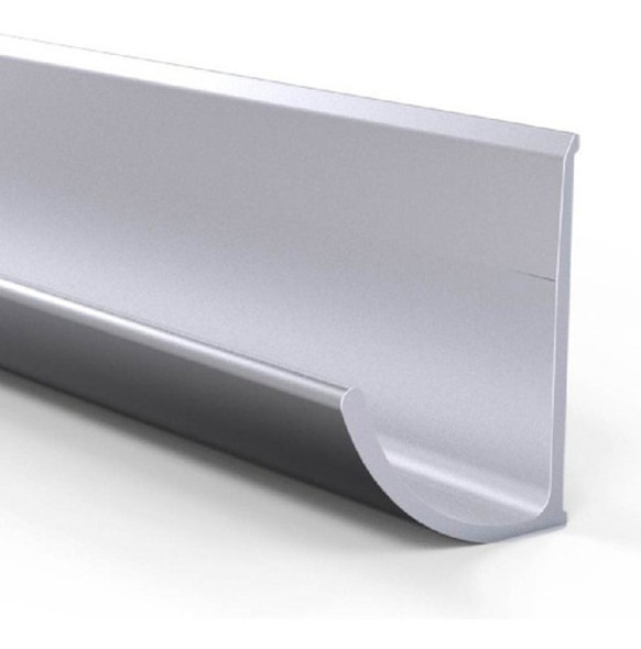 Perfil Euro Manija J Autoadhesivo Aluminio Anodizado Oficina 0