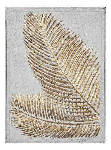 Deco 79 Decoración De Pared De Hoja De Palma De Metal, 23  X 0