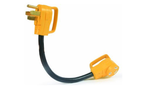 Adaptador Eléctrico Camco Heavy Duty Rv Dogbone Con Innovado 0