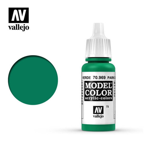 Vallejo Model Color 70969 Verde Park Green Flat La Plata 1