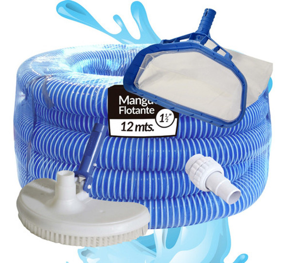 Vulcano Piscina: Manguera + Sacahojas + Kit Limpieza 0