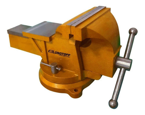 Morsa De Banco Base Giratoria Con Yunque N°5 Lusqtoff Taller 0