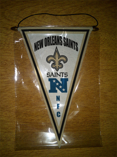 Banderin Paño 37cm New Orleans Saints 0