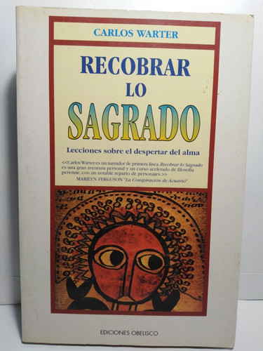 Recobrar Lo Sagrado - Carlos Warter 0