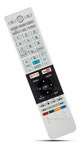 Control Remoto Para Toshiba Smart Tv Netflix Y Youtube Led 0