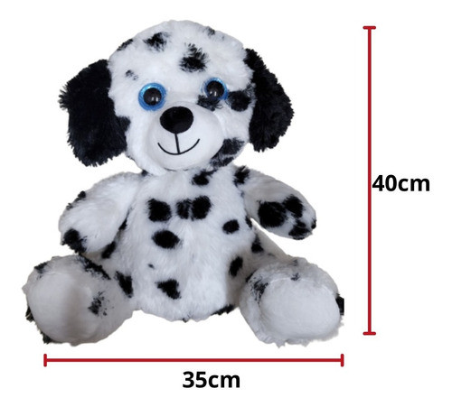Perro Dalmata De Peluche Sentado Mediano 40cm Ys030052 1