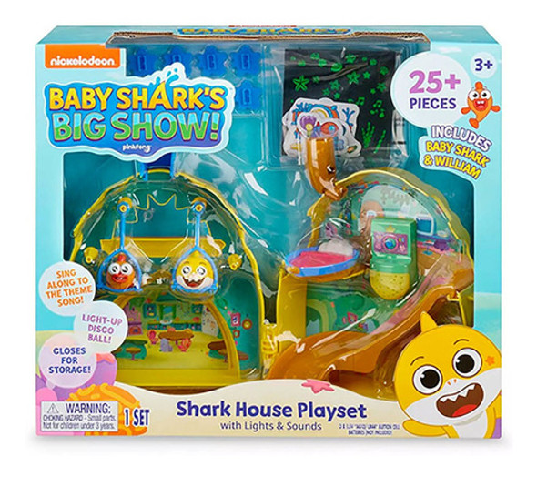 Casa Dos Tubarões Com Sons E Luzes - Baby Shark E William 0