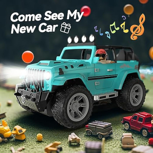 Deerc Auto Jeep A Control Remoto Con Niebla De 1