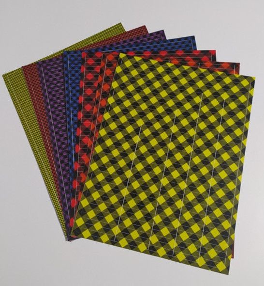 3 Folhas Fitas De Identificação De Instrumentais Xadrez 0