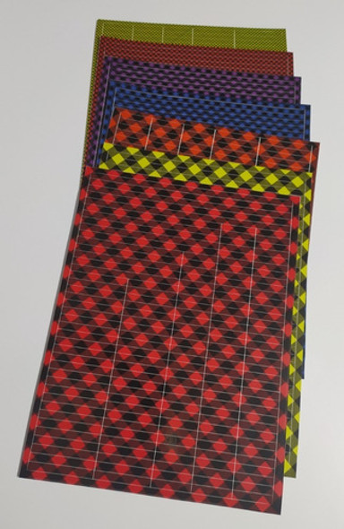 3 Folhas Fitas De Identificação De Instrumentais Xadrez 1