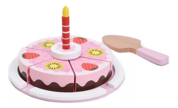 Torta Cumpleaños Juego Didactico Madera Magnific Acacia 1
