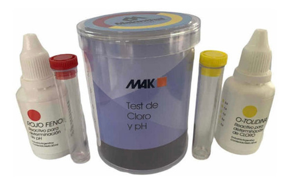 Test Medidor Cloro Y Ph Mak Para Piscinas 1