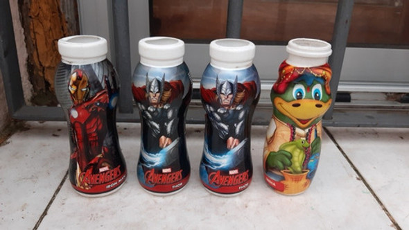 Embase Frasco Coleccionable De Personajes 0