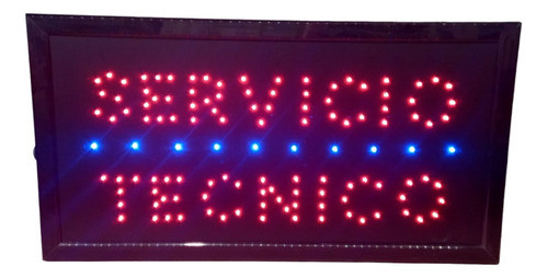 Cartel Led Gestoria Serv. Técnico O La Palabra Q`quieras 0