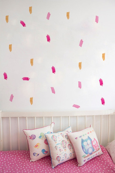 Vinilos Decorativos Pincelada Decoración Infantil Linda Wall 0