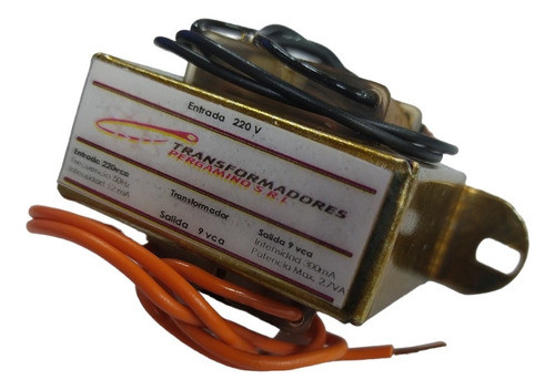 Trafo Transformador 220vca 9vca 0,300amp 2,7va 1