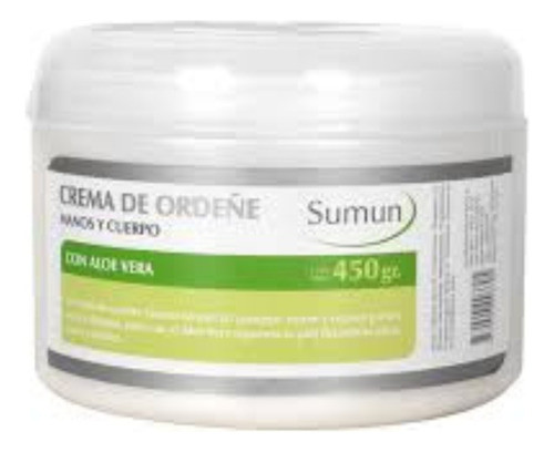 Crema Sumun Ordeñe Aloe 450 Grs. 1