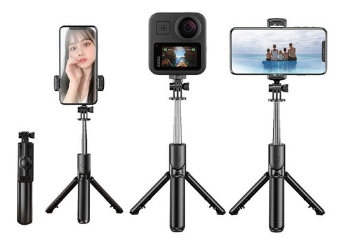 Bastão Tripé 360º Pau De Selfie Bluetooth 3em 1 Celular 0
