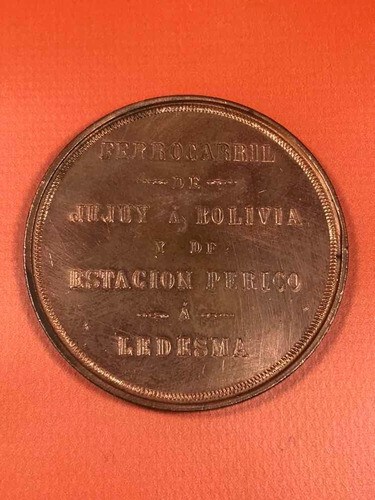 Medalla | Inauguración De Las Obras | 1903 | Ferrocarril 1