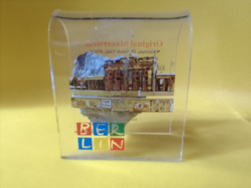 Coleccionable Muro De Berlín Auténtico Fragmento 0