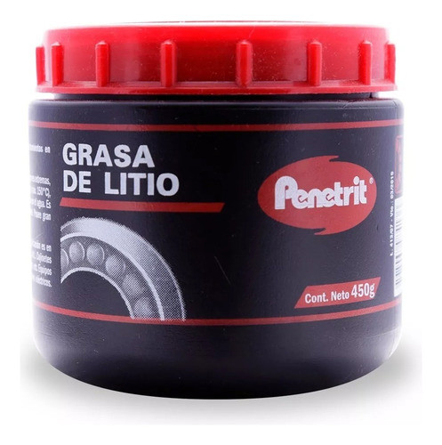 Grasa De Litio Lubricante Penetrit 450grs Altas Temperaturas 0