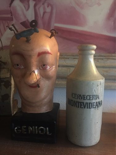 Geniol Cabeza Farmacia Barbacoa Coleccion Retro Vintage 30cm 0